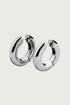 18k Gold Plated Tube Hoop Earrings