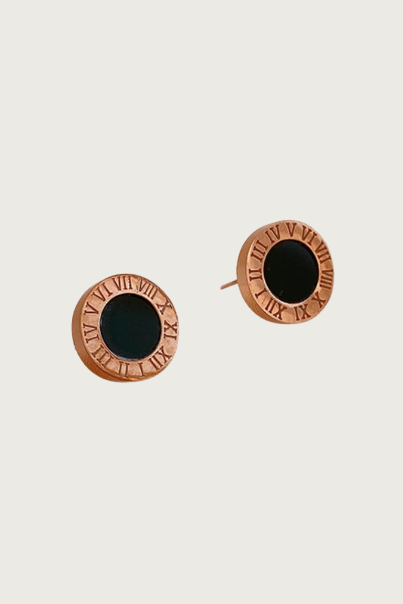 Roman Numeral Stud Earrings
