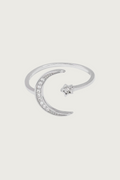 Star + Moon Ring