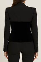 Velvet Patch Blazer