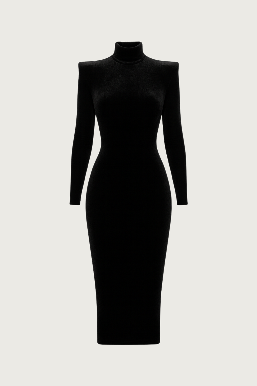Velvet Tailored Midi Dress