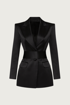 Peak Lapel Tailored Blazer