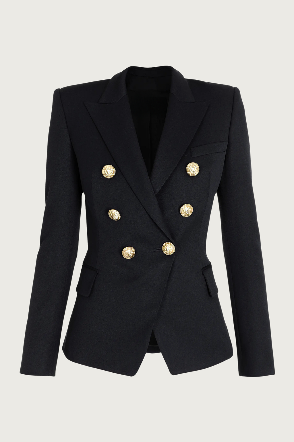 Gold Button Blazer