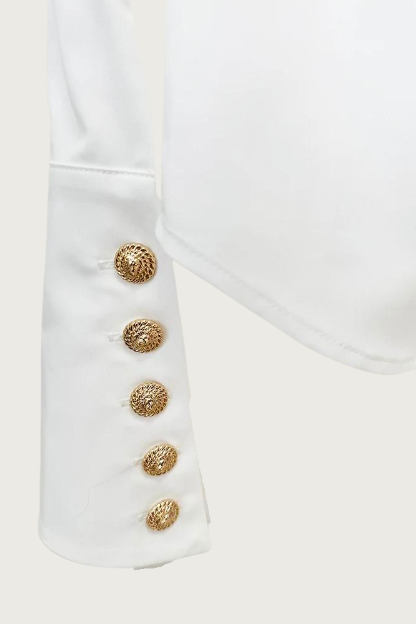 Gold Button Poplin Shirt