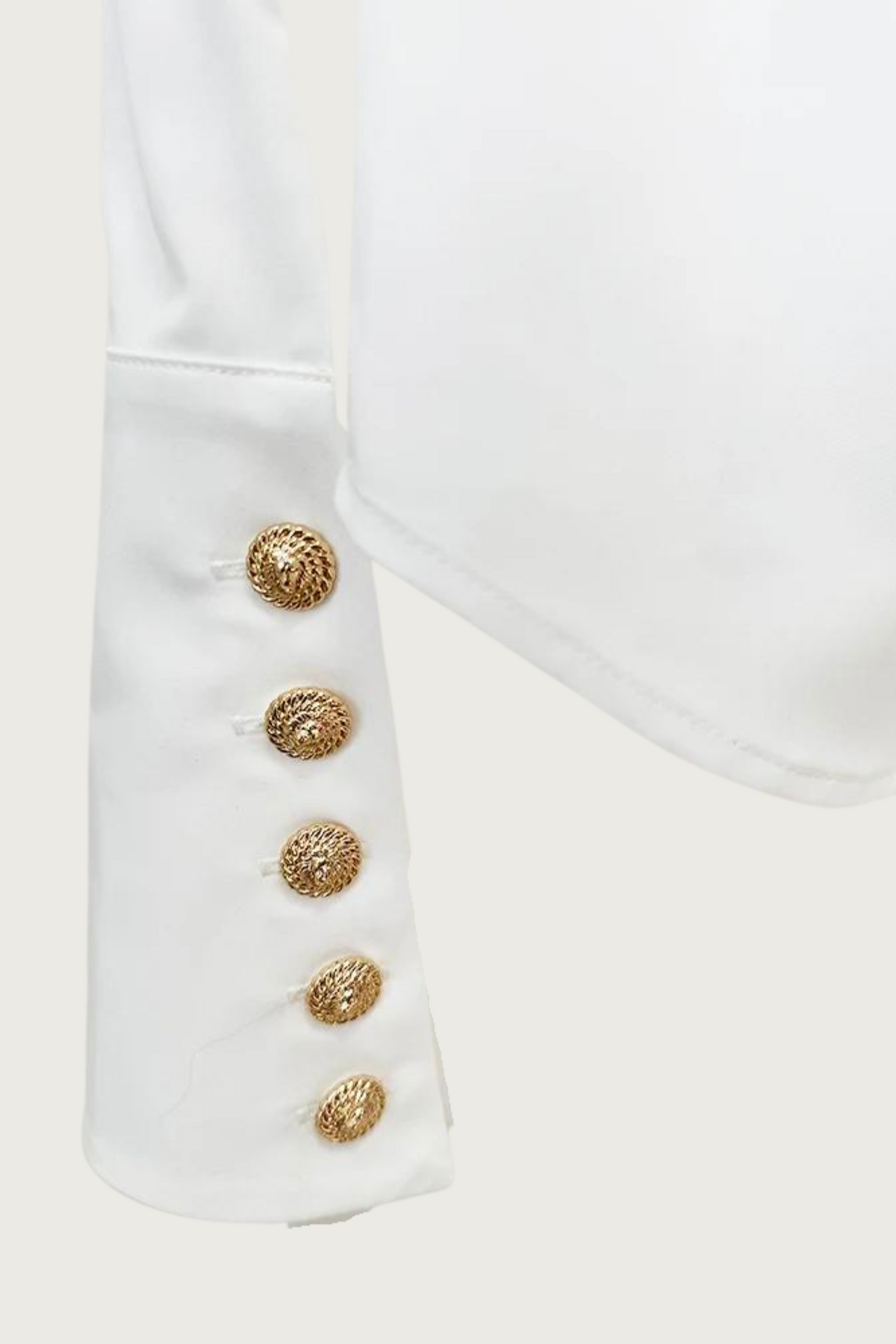 Gold Button Poplin Shirt