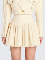 Tweed Flare Skirt