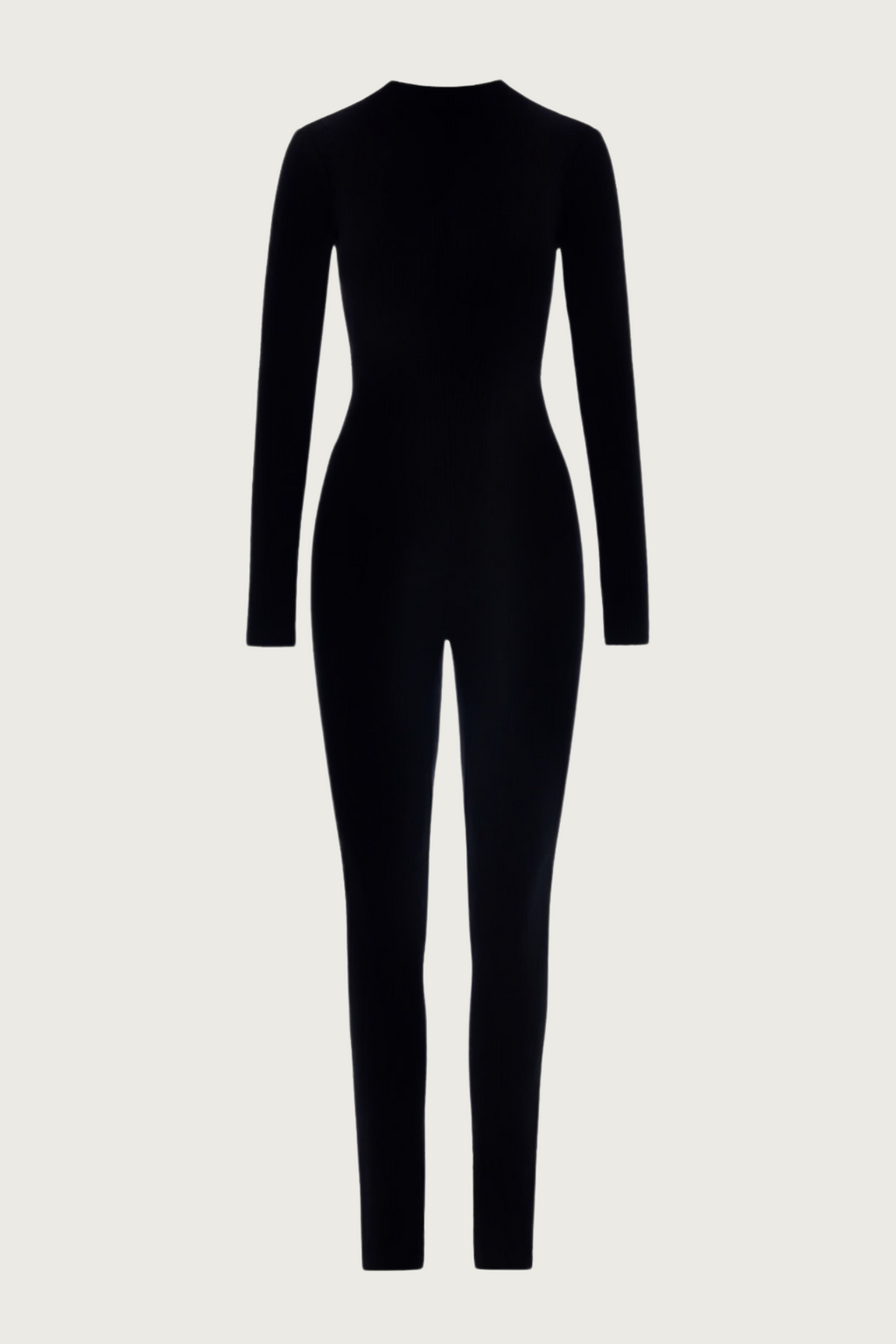 High Neck Long Sleeve Jumpsuit
