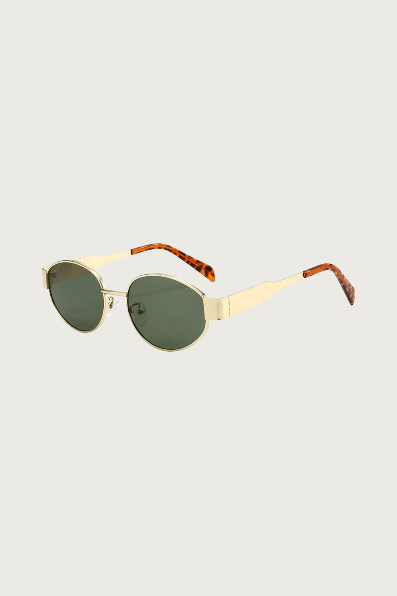 Oval Metal Frame Sunglasses