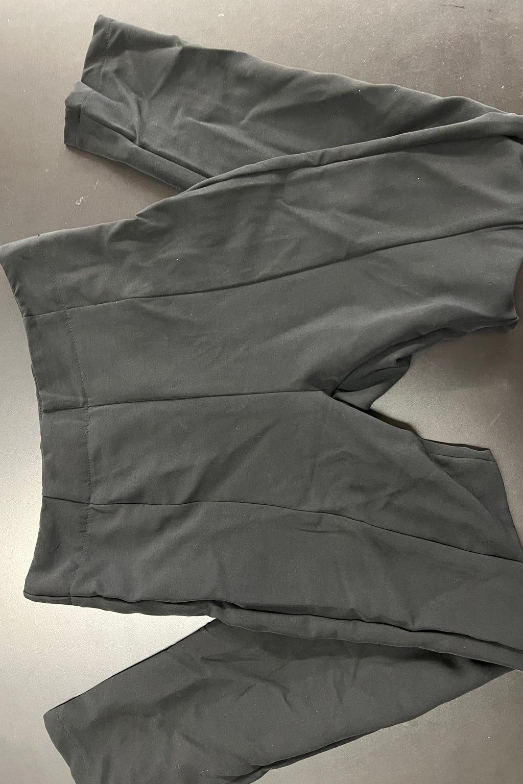 Black Pants with Ankle Zipper - Size Large