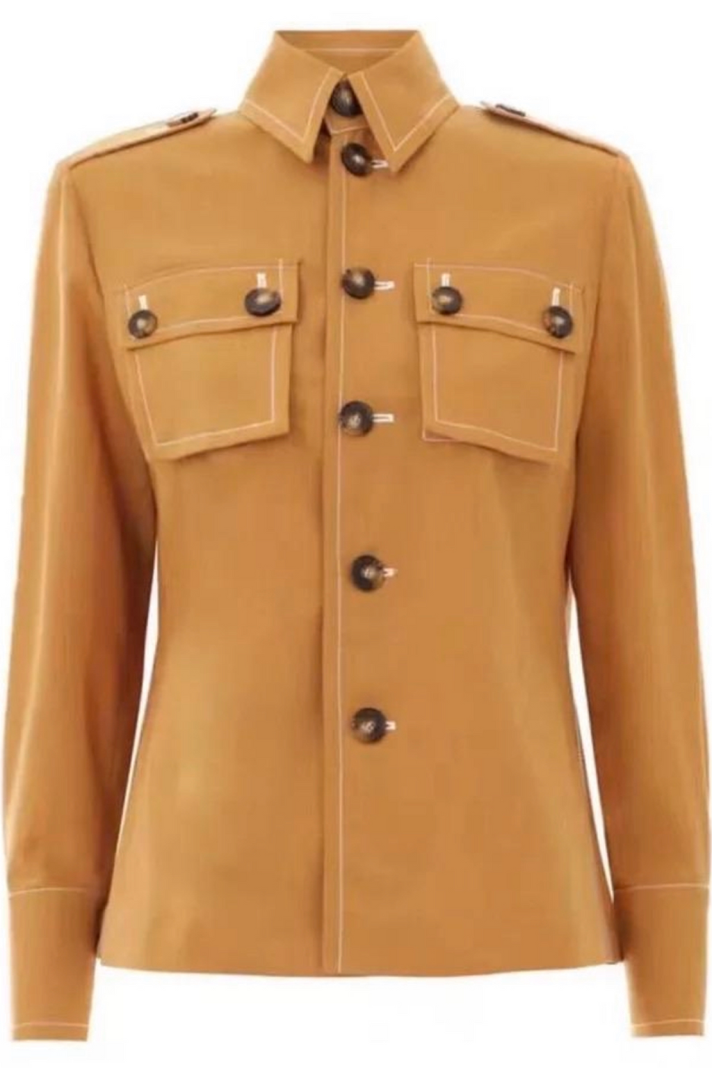 Camel Button Shirt