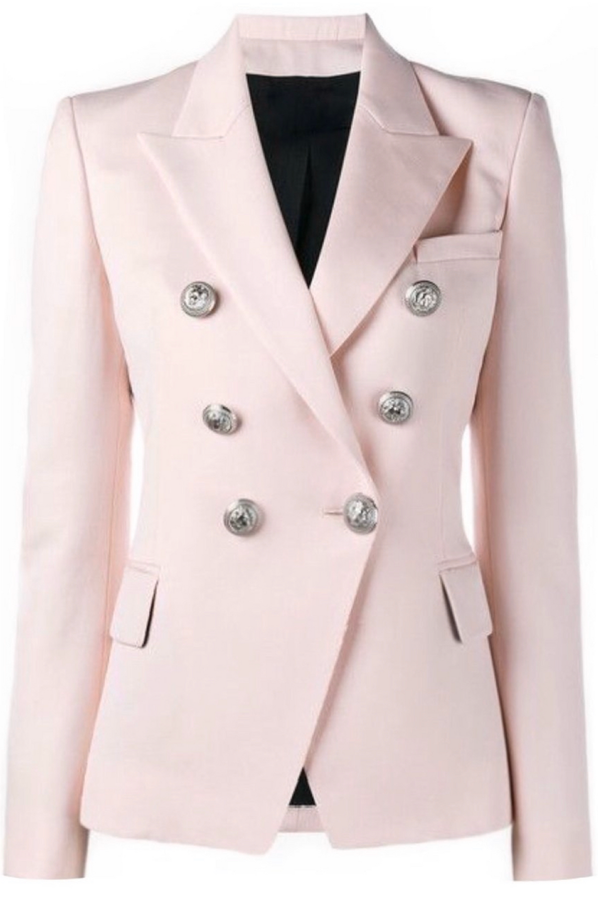 Silver Button Blazer - 7 Colors