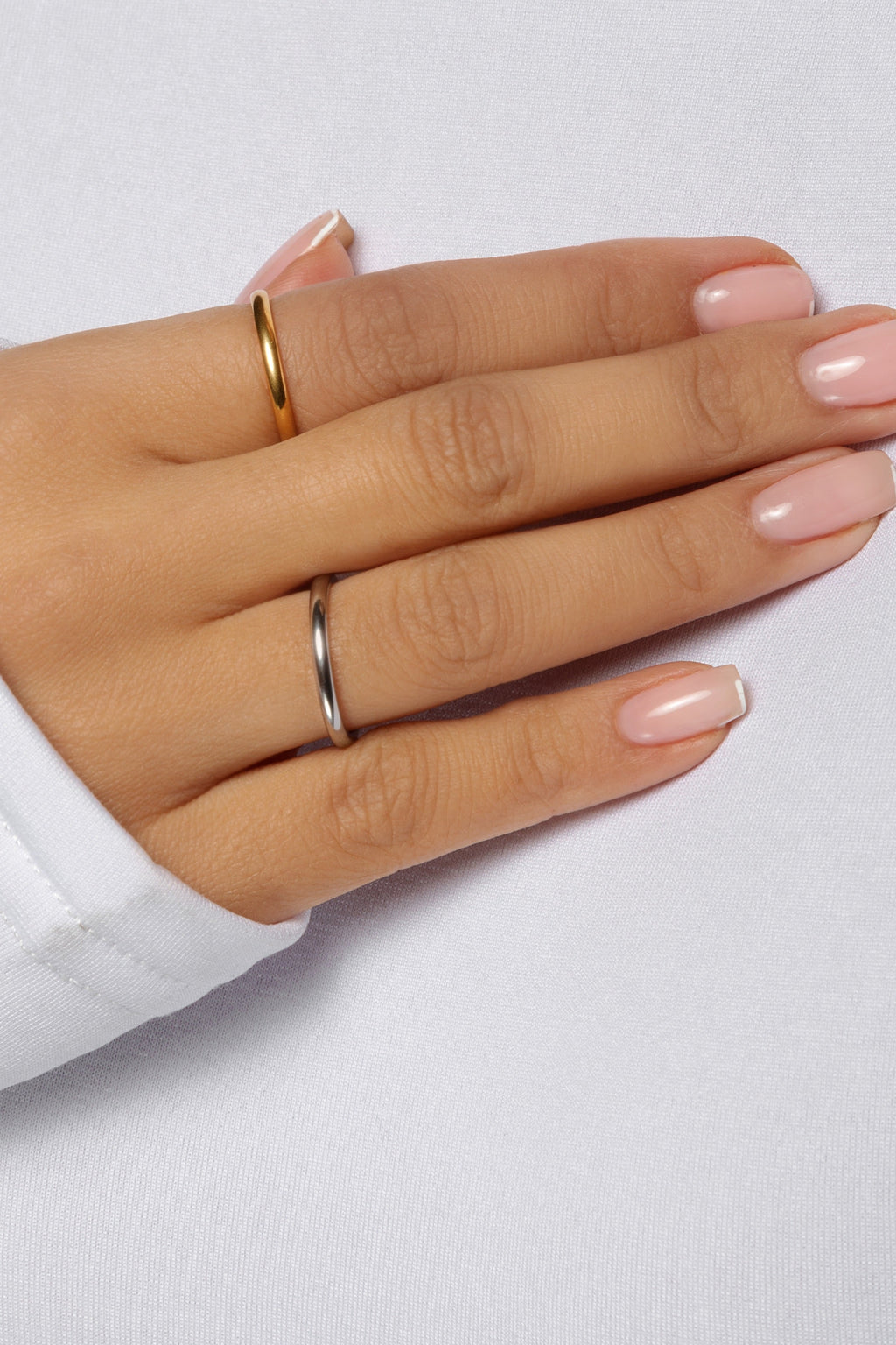 18k Gold Plated 2mm Stacker Ring