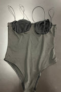 Mesh Chest Bodysuit - Size Small