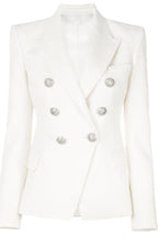 Silver Button Blazer - 7 Colors