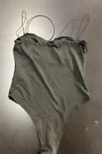 Mesh Chest Bodysuit - Size Small