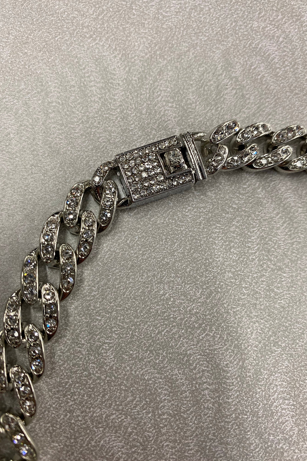 Unisex Stone Cuban Necklace