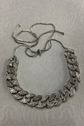 Adjustable Stone Cuban Necklace