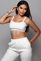 Checkered Crop Top