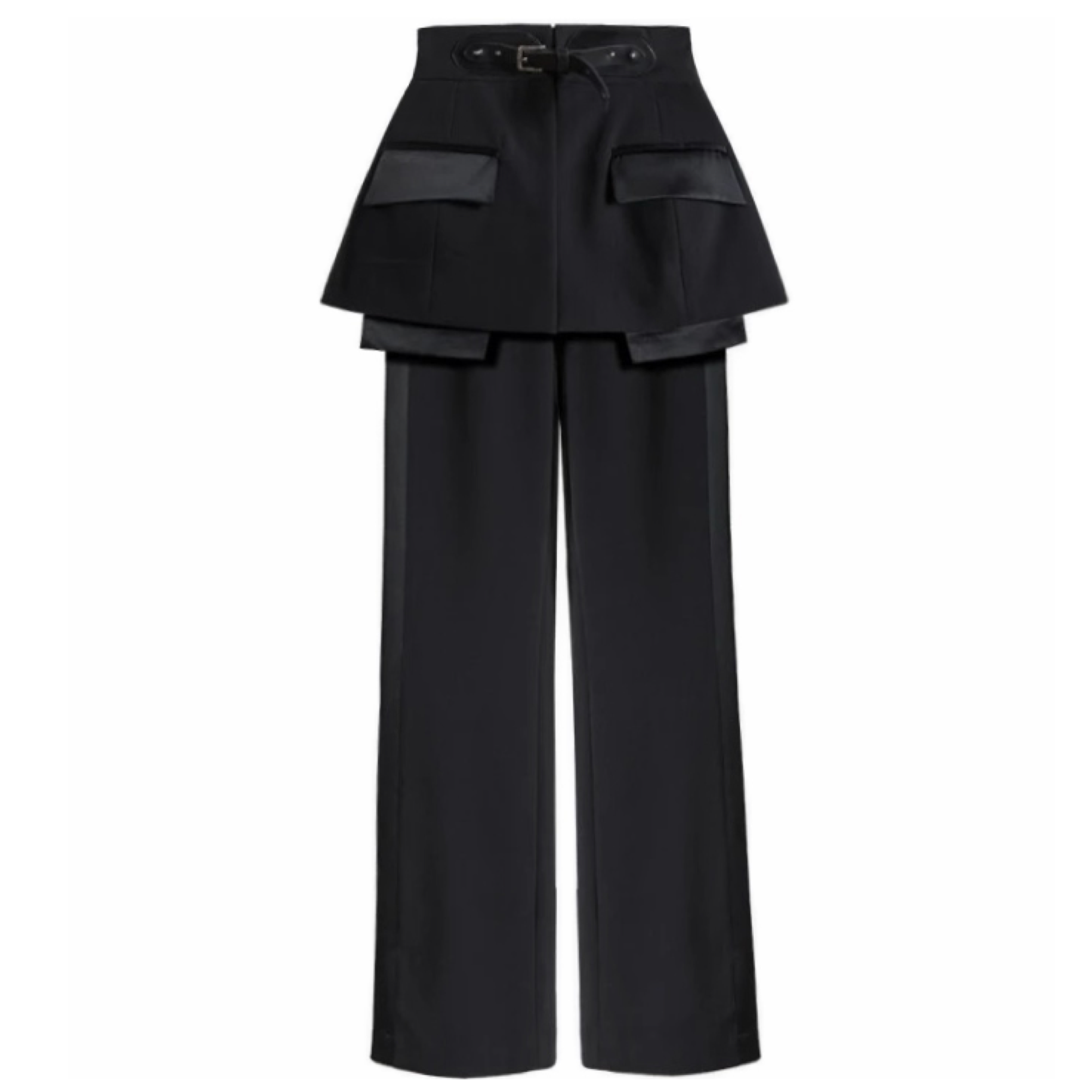 Detachable Peplum Pants